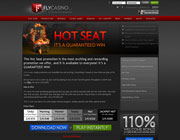 Fly Casino Webblad - Hot Seat Promosie