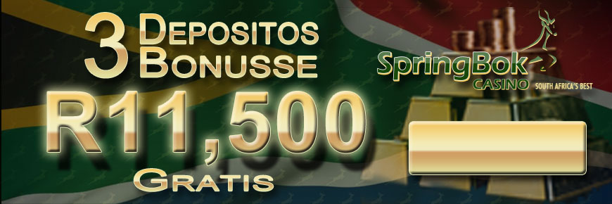 R11500 Welkom Bonus By Springbok Aanlyn Kasino