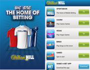 William Hill Mobiele Kasino Laai En Afdelings Skerm