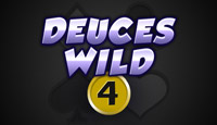 4 Lyn Deuces Wild Video Poker Speletjie