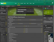 Bet365 Sports In-Spel Blad